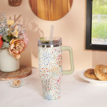 Load image into Gallery viewer, Mixed Floral Travel Mug