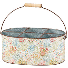 Load image into Gallery viewer, Mixed Floral Metal Caddy