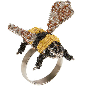 Beaded Bee Napkin Ring