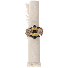 Load image into Gallery viewer, Beaded Bee Napkin Ring