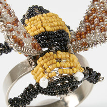 Load image into Gallery viewer, Beaded Bee Napkin Ring