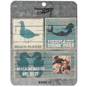 Beach Photo Magnet Set