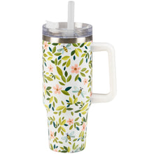 Load image into Gallery viewer, Flowers And Bees Travel Mug