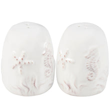 Load image into Gallery viewer, Embossed Beach Salt And Pepper Shakers