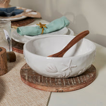 Load image into Gallery viewer, Embossed Beach Serving Bowl