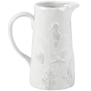 Embossed Beach Pitcher