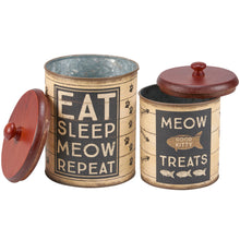 Load image into Gallery viewer, Kitty Treats Canister Set