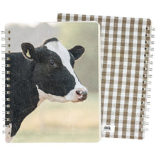 Load image into Gallery viewer, Cow Spiral Notebook