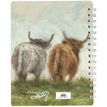 Load image into Gallery viewer, Highland Cows Spiral Notebook