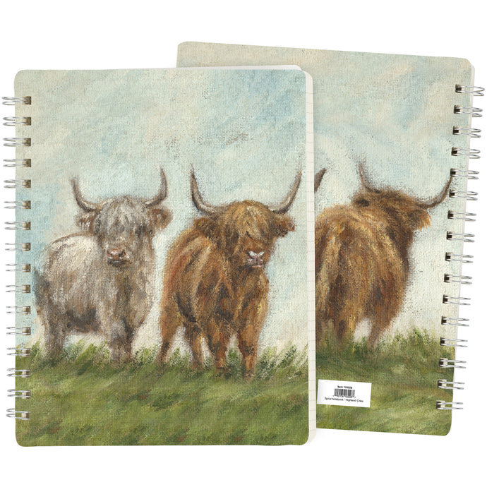 Highland Cows Spiral Notebook