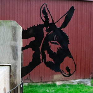 Donkey Metal Outdoor Art