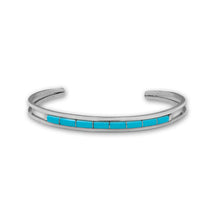 Load image into Gallery viewer, Native American Kingman Turquoise Cuff Bracelet
