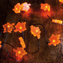 Load image into Gallery viewer, Orange Fall Leaf Battery Light Set