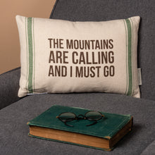 Load image into Gallery viewer, Mountains Calling Pillow