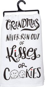 Never Run Out Of Kisses Or Cookies Kitchen Towel
