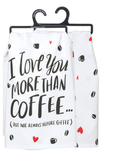 Not Always Before Coffee Kitchen Towel