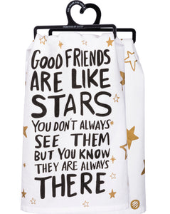 Friends Are Like Stars Kitchen Towel