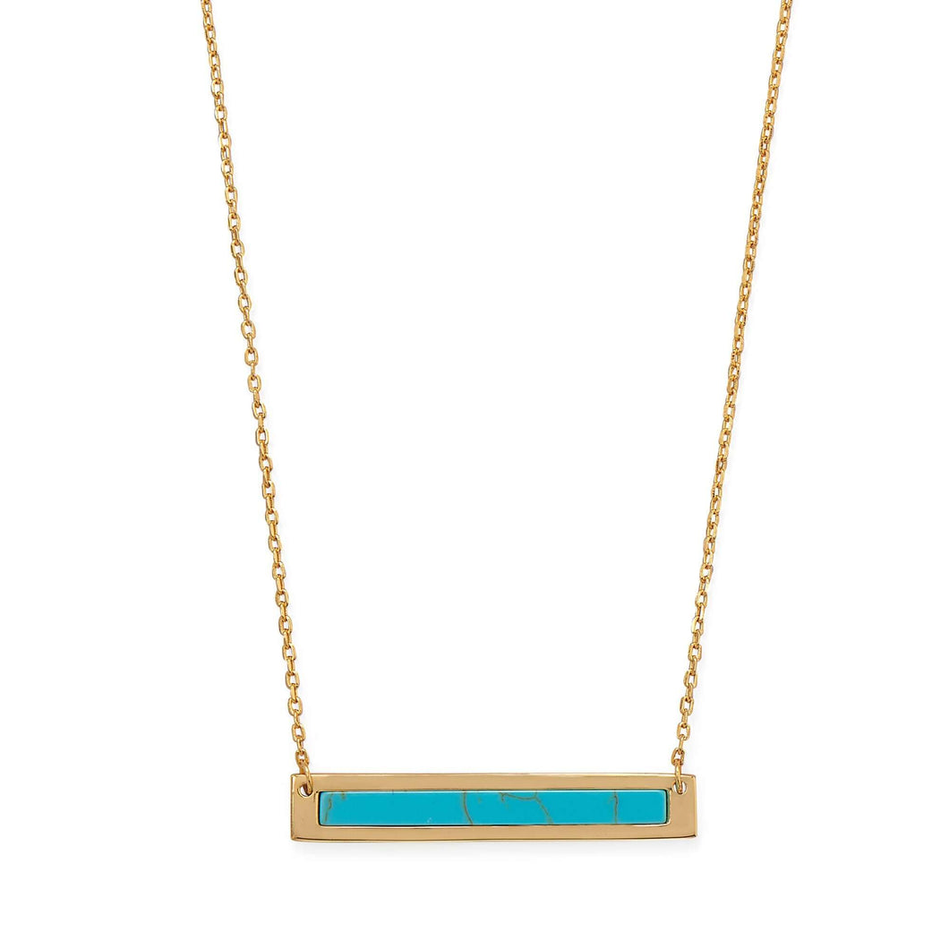 Turquoise Bar Necklace SoMag2