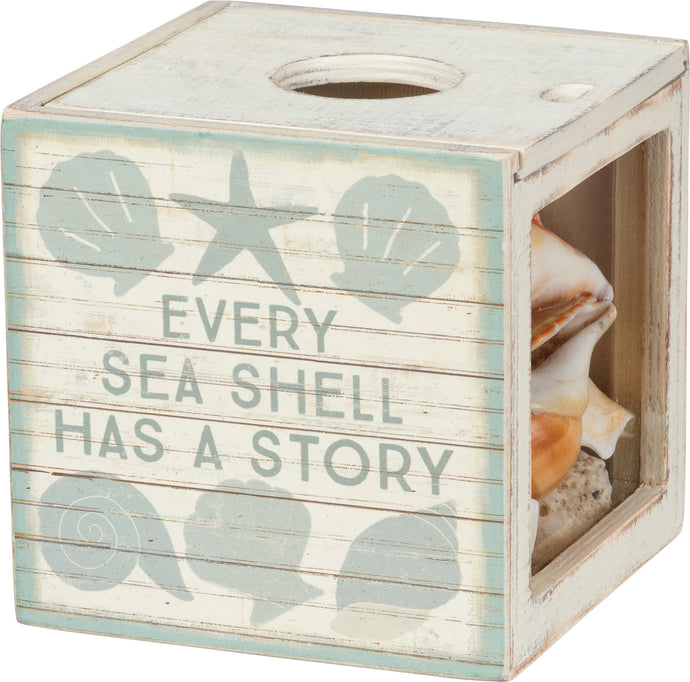 Every Shell Has A Story Rustic Shell Holder
