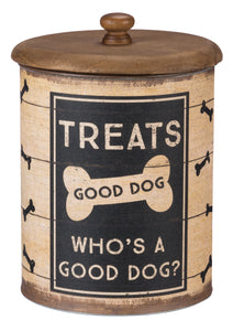 Treats Good Dog Canister Set