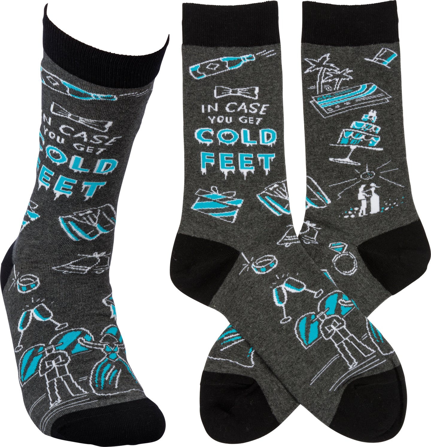 Cold Feet Wedding Socks