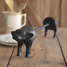 Load image into Gallery viewer, Cast Iron Pig Paper Towel Holder