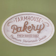 Load image into Gallery viewer, Wooden Farmhouse Bakery Wall Sign
