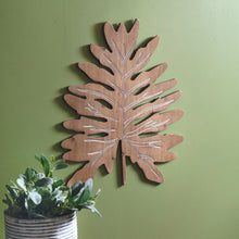 Load image into Gallery viewer, Split Leaf Philodendron Wood Wall Hanging