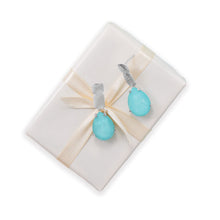 Load image into Gallery viewer, Turquoise Doublet Drop Earrings