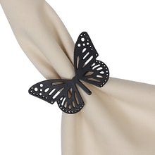 Load image into Gallery viewer, Butterfly Napkin Ring Set
