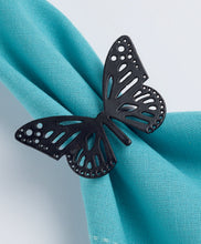 Load image into Gallery viewer, Butterfly Napkin Ring Set