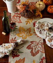 Load image into Gallery viewer, Falling Leaves Printed Napkin