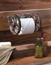 Load image into Gallery viewer, Wagon Wheel Toilet Paper Holder