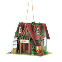 Load image into Gallery viewer, Winery Cabin Wooden Folk Birdhouse