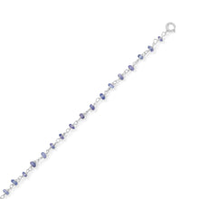 Load image into Gallery viewer, Lavender Love Tanzanite Anklet