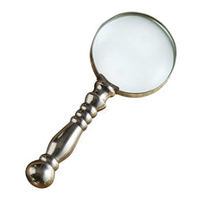 Load image into Gallery viewer, Silver Handle Magnifying Glass