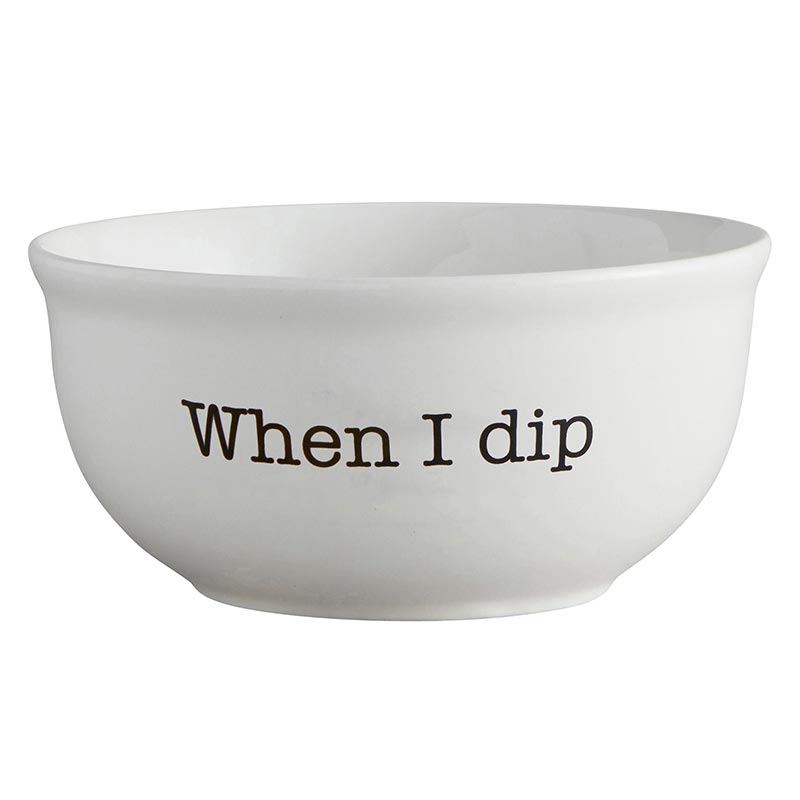Ceramic Bowl When I Dip