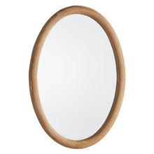 Load image into Gallery viewer, Oval Wooden Mirror