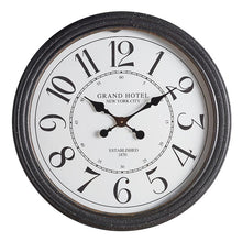 Load image into Gallery viewer, New York Grand Hotel Metal Wall Clock