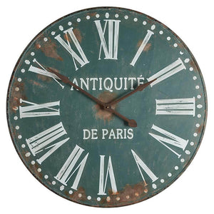 Antiques of Paris Metal Wall Clock SoMag2