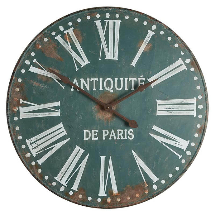 Antiques of Paris Metal Wall Clock SoMag2