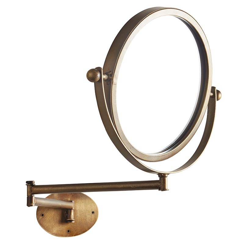 Expandable Metal Gold Mirror