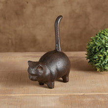 Load image into Gallery viewer, Brown Chunky Iron Kitty Cat