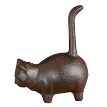Load image into Gallery viewer, Brown Chunky Iron Kitty Cat