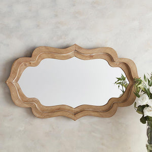 Wavy Wood Mirror
