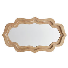 Load image into Gallery viewer, Wavy Wood Mirror