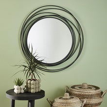 Load image into Gallery viewer, Abstract Circular Wall Mirror