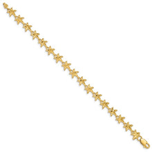 Load image into Gallery viewer, 14K Gold Starfish Bracelet 3 SoMag2
