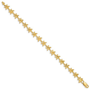 14K Gold Starfish Bracelet 3 SoMag2