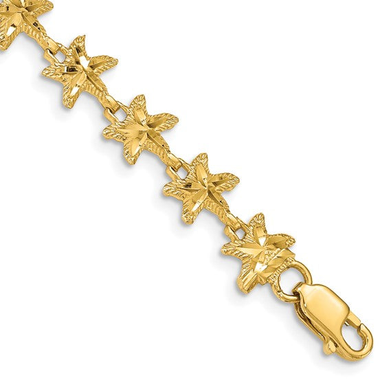 14K Gold Starfish Bracelet SoMag2